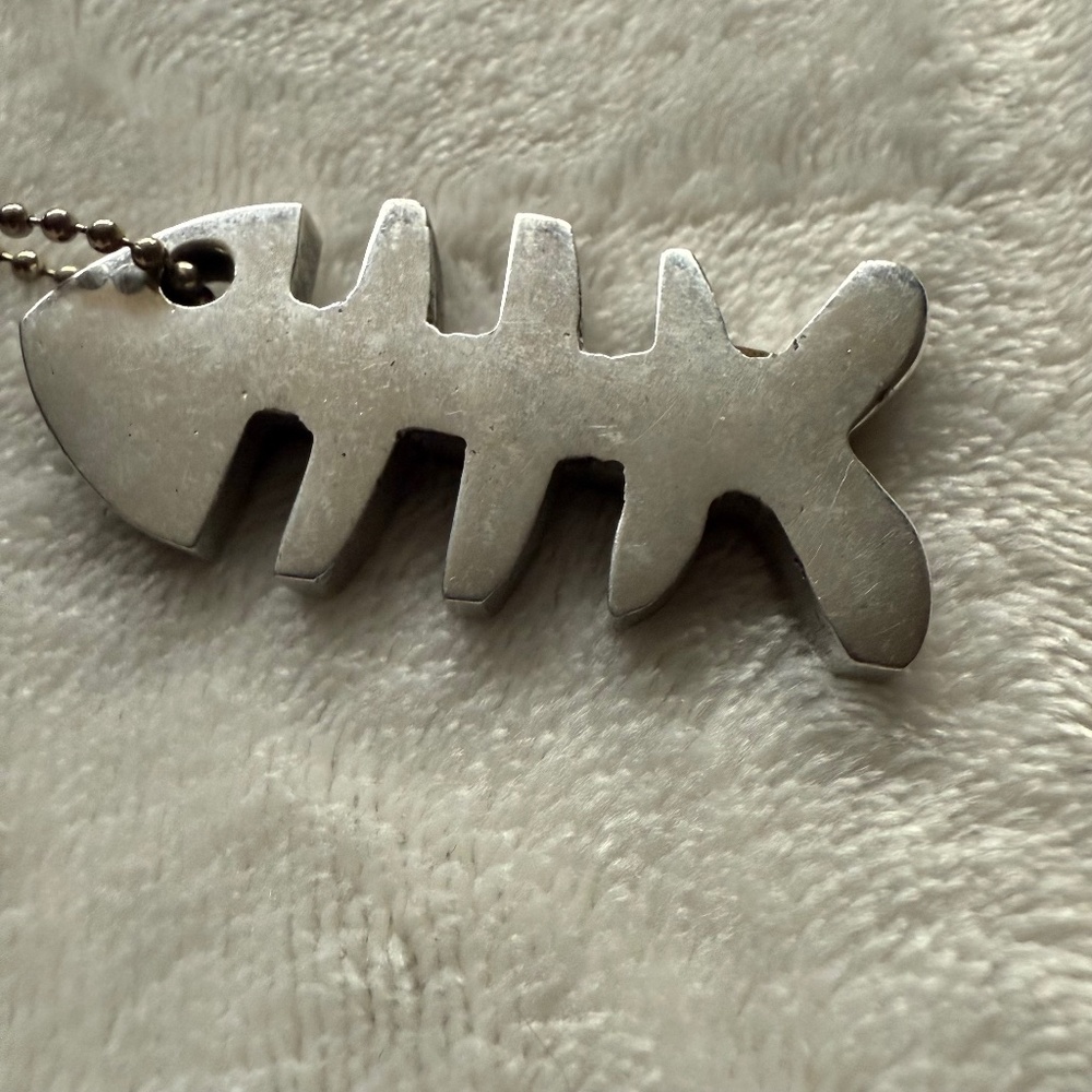 Fish Skeleton Necklace